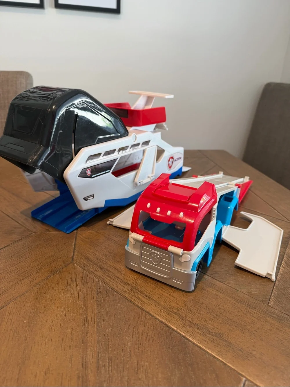 Paw Patrol Rescue Paw Patroller Vehicle Launch Ramp Marshall Aqua Pups Whale